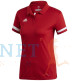 Adidas T19 Polo Dames Rood