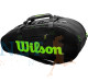 Wilson Super Tour 2 Comp Large Zwart/Groen