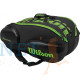 Wilson Vancouver 15 Racket Bag Zwart/Groen